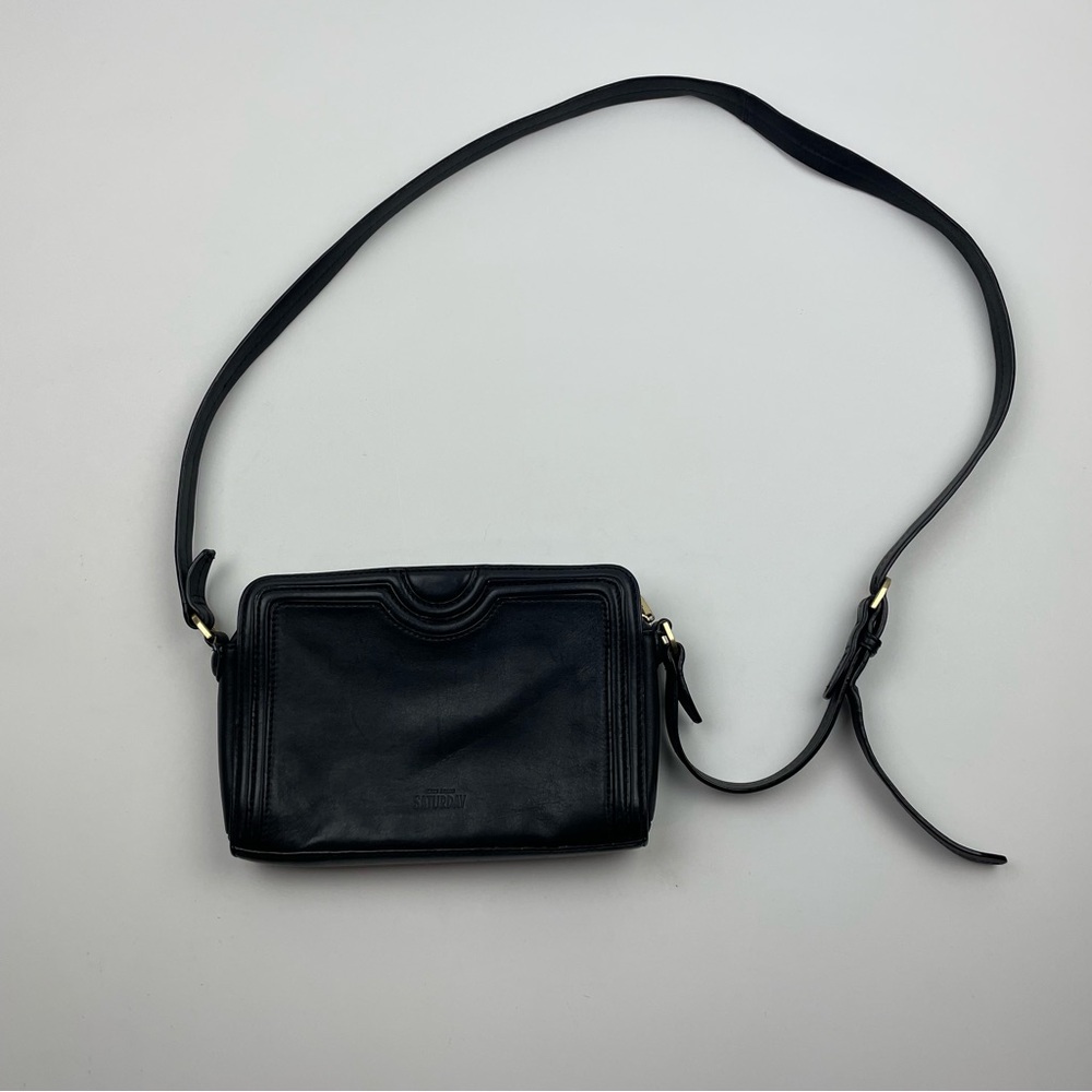 Kate Spade Saturday Black Leather Crossbody Bag